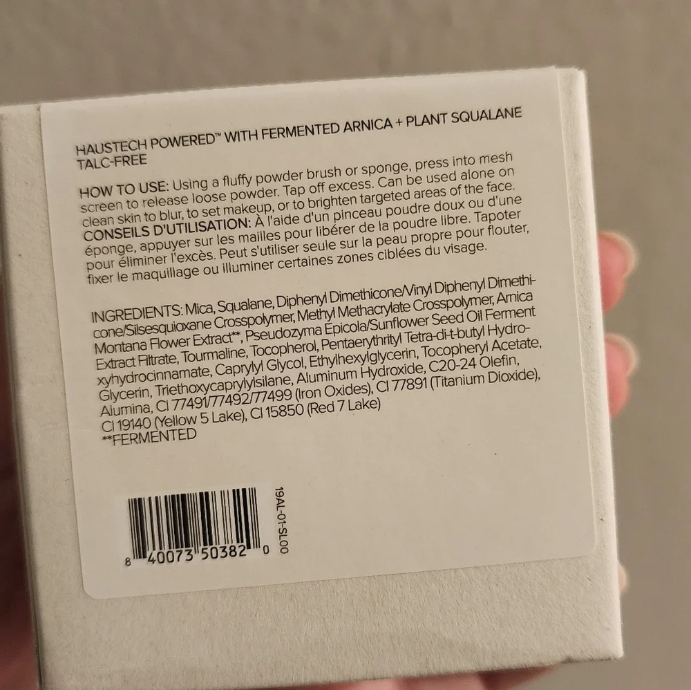 Haus Labs By Lady Gaga Bio-Blurring Loose Setting Powder Shade Cocoa New